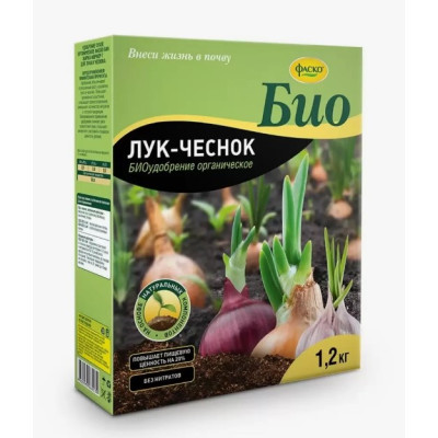 БИО Лук Чеснок 1,2кг гранулированное удобрение