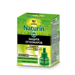 РАПТОР Жидкость РАПТОР Naturin от комаров и других летающих насекомых 30 ночей