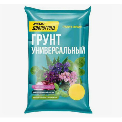 Грунт 50л ДОБРОГРЯД Универсальный Агробалт 