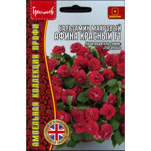 Бальзамин Афина Красный F1 (Athena Red) ампельный 5 шт. Григорьев Бальзамин Афина Красный F1 (Athena Red) ампельный 5 шт. Григорьев