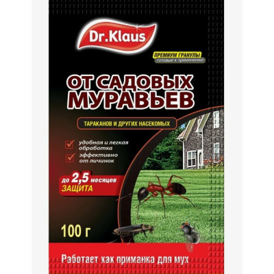 Гранулы от муравьев Доктор Клаус 100гр