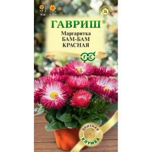 Маргаритка Бам бам красная Гавриш Ц
