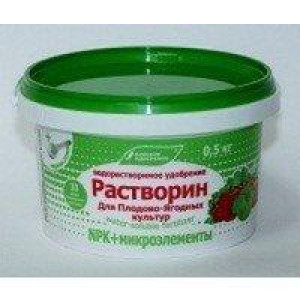РАСТВОРИН ПЛОДОВО-ЯГОДНЫЙ м. Д  0.5кг.ведро /12 БХЗ