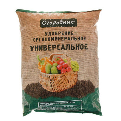 УНИВЕРСАЛЬНОЕ Органоминеральное удобрение 4кг. ОГОРОДНИК (5) (Фаско+)