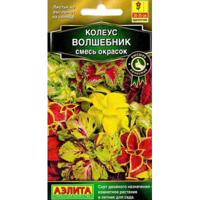 Колеус блюме Волшебник смесь окрасок Аэлита Цветной пакет