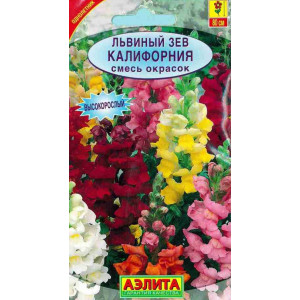 Львиный зев Калифорния смесь Высокорослый Аэлита Цветной пакет