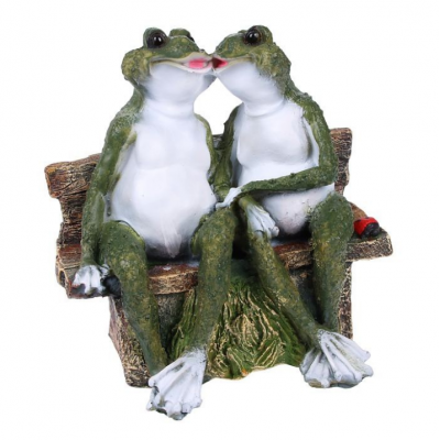 Фигура Лягушки на скамейке 30*40см