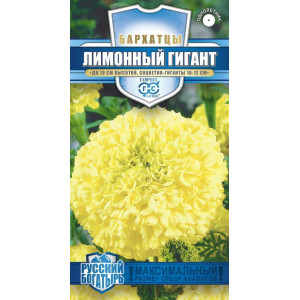 Бархатцы Лимонный Гигант Гавриш Ц