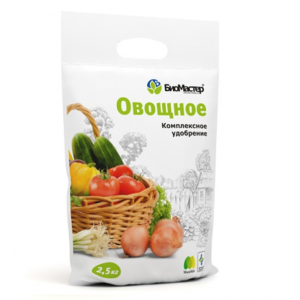 Овощное 2,5кг удобрение Биомастер